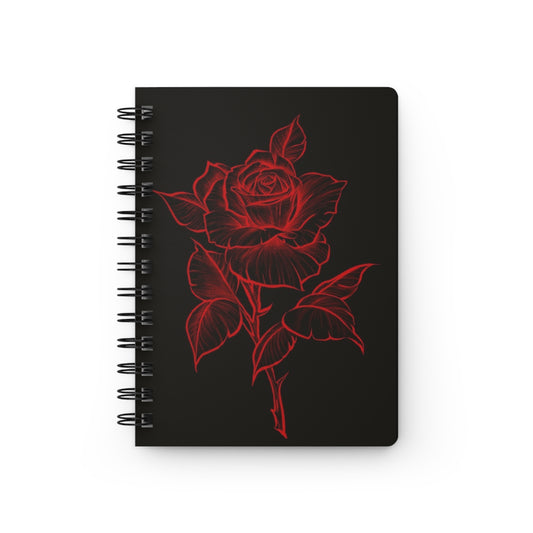 "For the Kulture" Red Rose Spiral Bound Journal